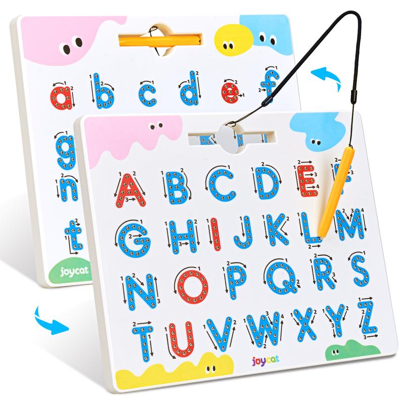 Magnetic Tracing Board (ABC + Numbers, 2-in-1 Learning Tool)